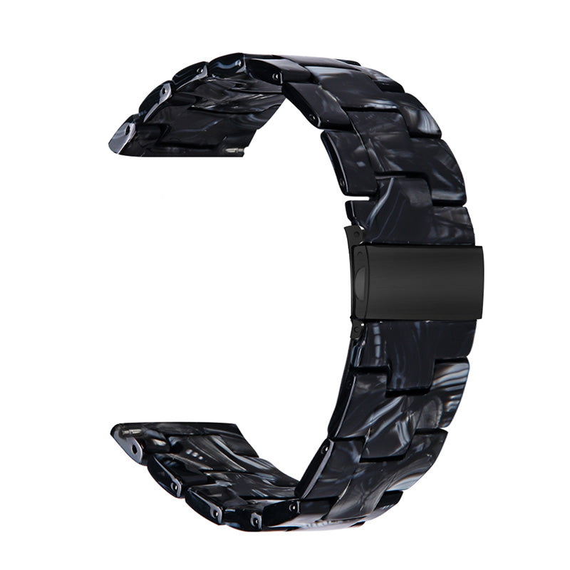 Resin Watch Band Stainless Steel Buckle Strap Bracelet for Samsung Galaxy Watch4 Classic 42mm 46mm Resin Watch Band Stainless Steel Buckle Strap Bracelet for Samsung Galaxy Watch4 Classic 42mm 46mm